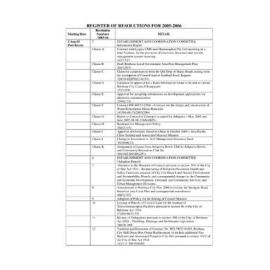 Council Minutes and Proceedings, July 2005 - June 2006