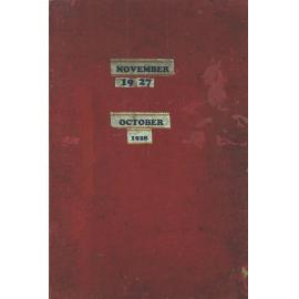 Index Building Register November 1927 - October 1928