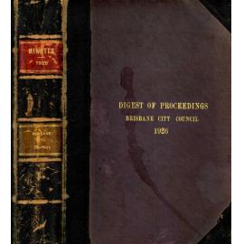 Council Minutes and Proceedings - 1926