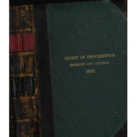 Council Minutes and Proceedings -1930