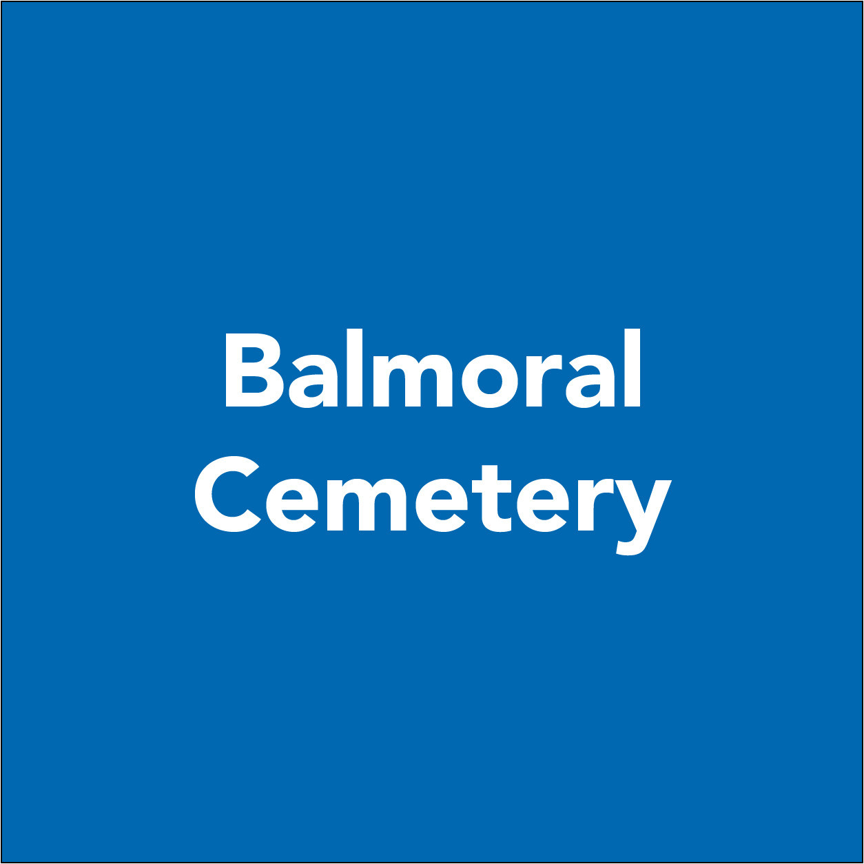 Balmoral Cemetery