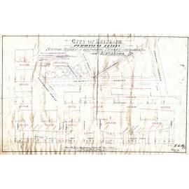 Sutton Street [now demolished] and Alexandra Street permanent levels, Bowen Hills - 1917