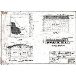Plan for smugglers den play area, Water Street Playground, Spring Hill