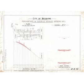 Construction of road surface on Allenby Street [then George Street], Spring Hill - 1919