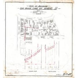 Pipe drain for lane off Herbert Street [now Astor Terrace], Spring Hill - 1890