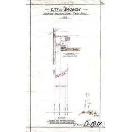 Proposed sectional sewer - Twine Street, Spring Hill - 1914