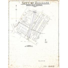 Drainage of block between St Pauls Terrace, Brookes Street, Light Street and Amelia Street, Bowen Hills and Fortitude Valley - 1911