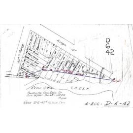 Drain of Gordon and Evelyn Street, Newstead - 1927