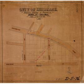 Proposed drainage of Down Street, Bowen Hills - 1913