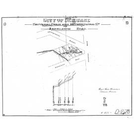 Sectional drain between Hetherington Street and Aberleigh Road, Herston - c.1919