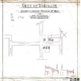 Drainage of properties in Thompson Street, Bowen Hills - 1914