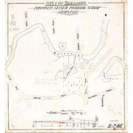 Proposed sewer draining swamp, Herston and Windsor - 1911, 1916