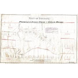 Fagan and Gould Road permanent levels, Herston - 1917