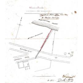 Plan of culvert to Breakfast Creek from Garrick Terrace and Butterfield Street, Herston - 1919