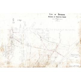 Drainage plan of Rosetta's Swamp, Bowen Hills - 1890