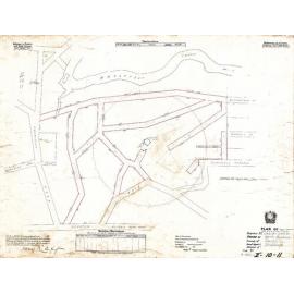 Survey plan showing area around Herston House - c.1910