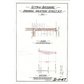 Drainage of Salstone Street, Kangaroo Point - 1915