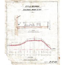 Pipe drain, Wharf Street, Kangaroo Point - 1901