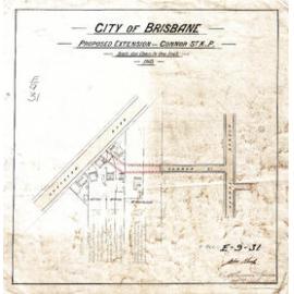 Proposed extension of Connor Street, Kangaroo Point - 1913