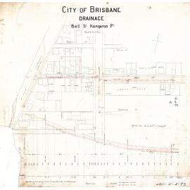 Bell Street drainage, Kangaroo Point - 1908
