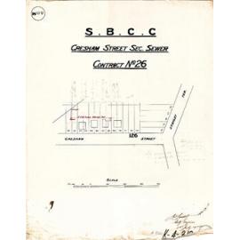 Gresham Street sectional sewer, East Brisbane - 1914