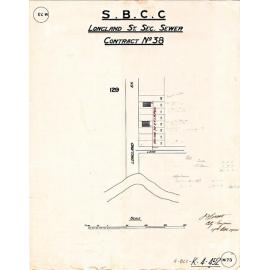 Longlands Street sectional sewer, East Brisbane - 1914