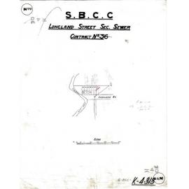 Longlands Street sectional sewer, East Brisbane - 1905, 1914