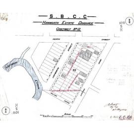 Hanworth Estate drainage, East Brisbane - 1902, 1914