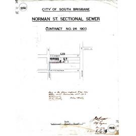 Norman Street sectional sewer, East Brisbane -1902, 1904