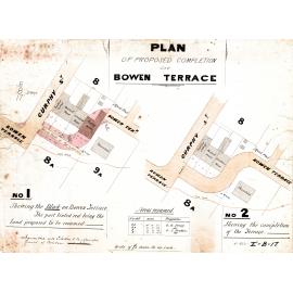 Deviation and resumption for Bowen Terrace, Fortitude Valley - 1880
