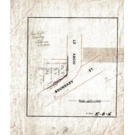 Road widening on corner of Ivory and Boundary Street, Fortitude Valley