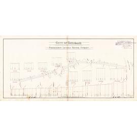 Permanent levels of Water Street between Alexandria Street and Brunswick Street, Fortitude Valley and Bowen Hills