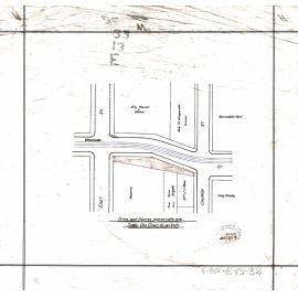 Plan of lots on East, Wickham and Church Street, Fortitude Valley