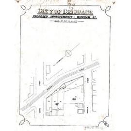 Proposed improvements to Wickham Street, Fortitude Valley - 1915