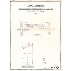 Pipe diversion, Gipps Street, Fortitude Valley - 1909