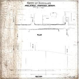 Improvements to Ann Street from Warren to Gipps Street, Fortitude Valley - 1921