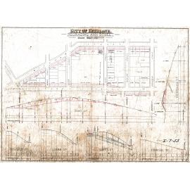 Regrading of Ann Street between Brunswick and Boundary Street, Fortitude Valley - 1920