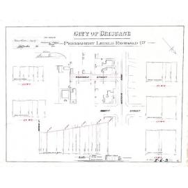 Permanent levels of Reginald Street, New Farm - 1924