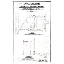 Drainage between Byram and Chambers Street, New Farm - 1905