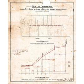Pipe drain between Browne and Annie Street, New Farm - 1893