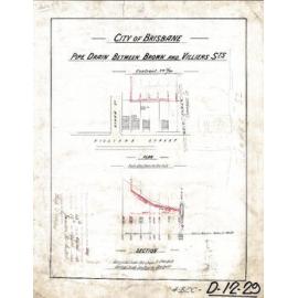 Pipe drain between Browne and Villiers Street, New Farm - 1899