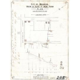 Drain off Kent Street, New Farm - 1886