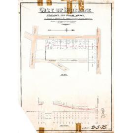 Proposed sectional drain in Doggett Street between Commercial Road and Longland Street, Newstead - 1912