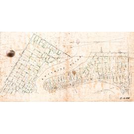 Street plan of New Farm, Fortitude Valley and Kangaroo Point - c.1900