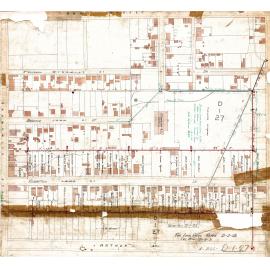 Footprint of houses from Arthur Street to Brunswick and Ann Street, Fortitude Valley 