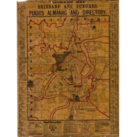 Brisbane and Suburbs Indexed with Street Name List - Pugh's 1892