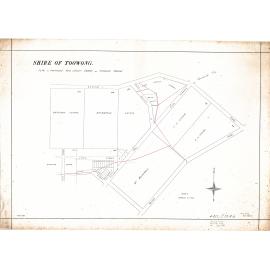 Proposed drainage plan for Gregory Park and Frew Park [formerly Red Jacket Swamp] between Baroona Road, Haig Road, and Bayswater Street, Milton - 1891