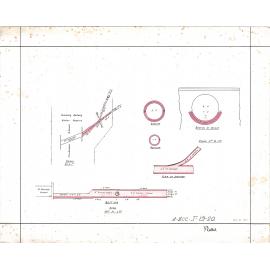 Plans for drainage at Toowong Railway Station, Toowong