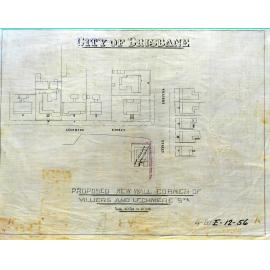 Proposed new wall, corner of Villiers and Lechmere Street, New Farm