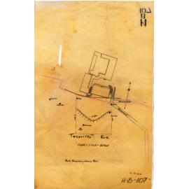 Teneriffe Park showing adjacent building - 1940
